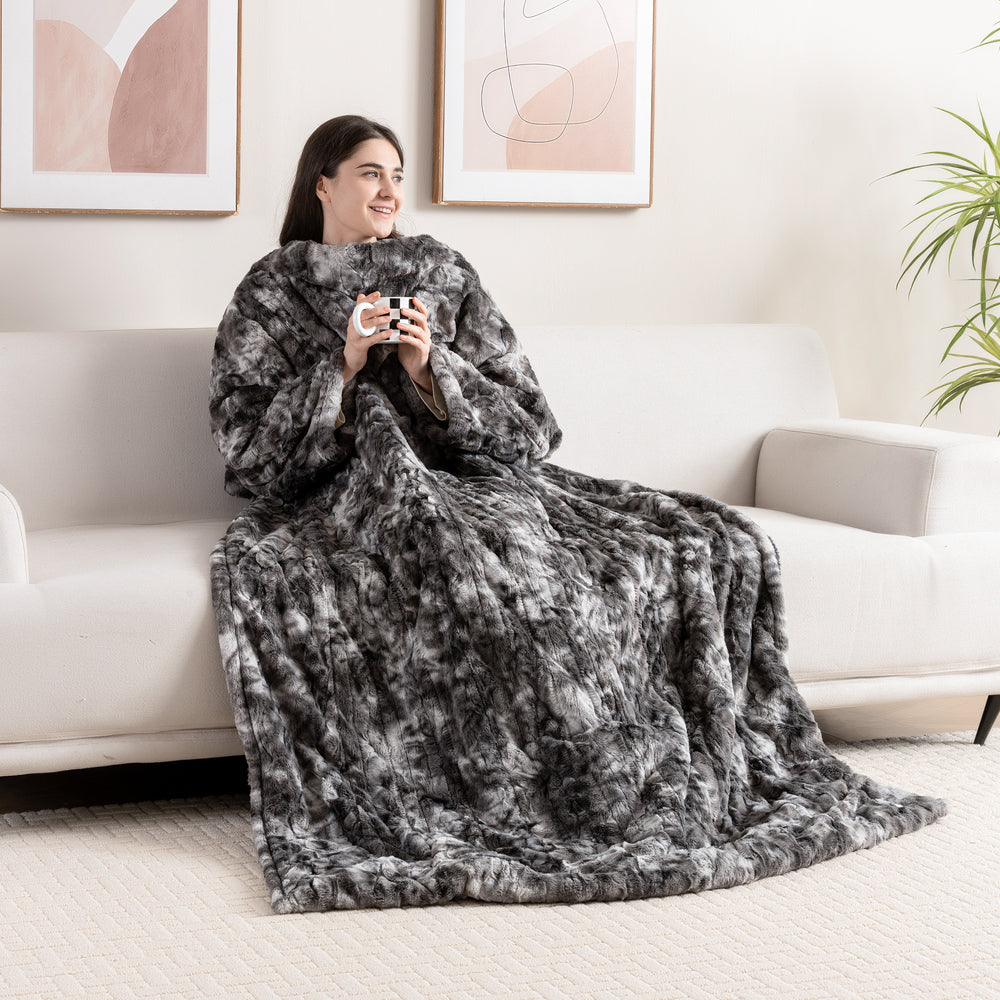 Wearable Heated Throw Blanket