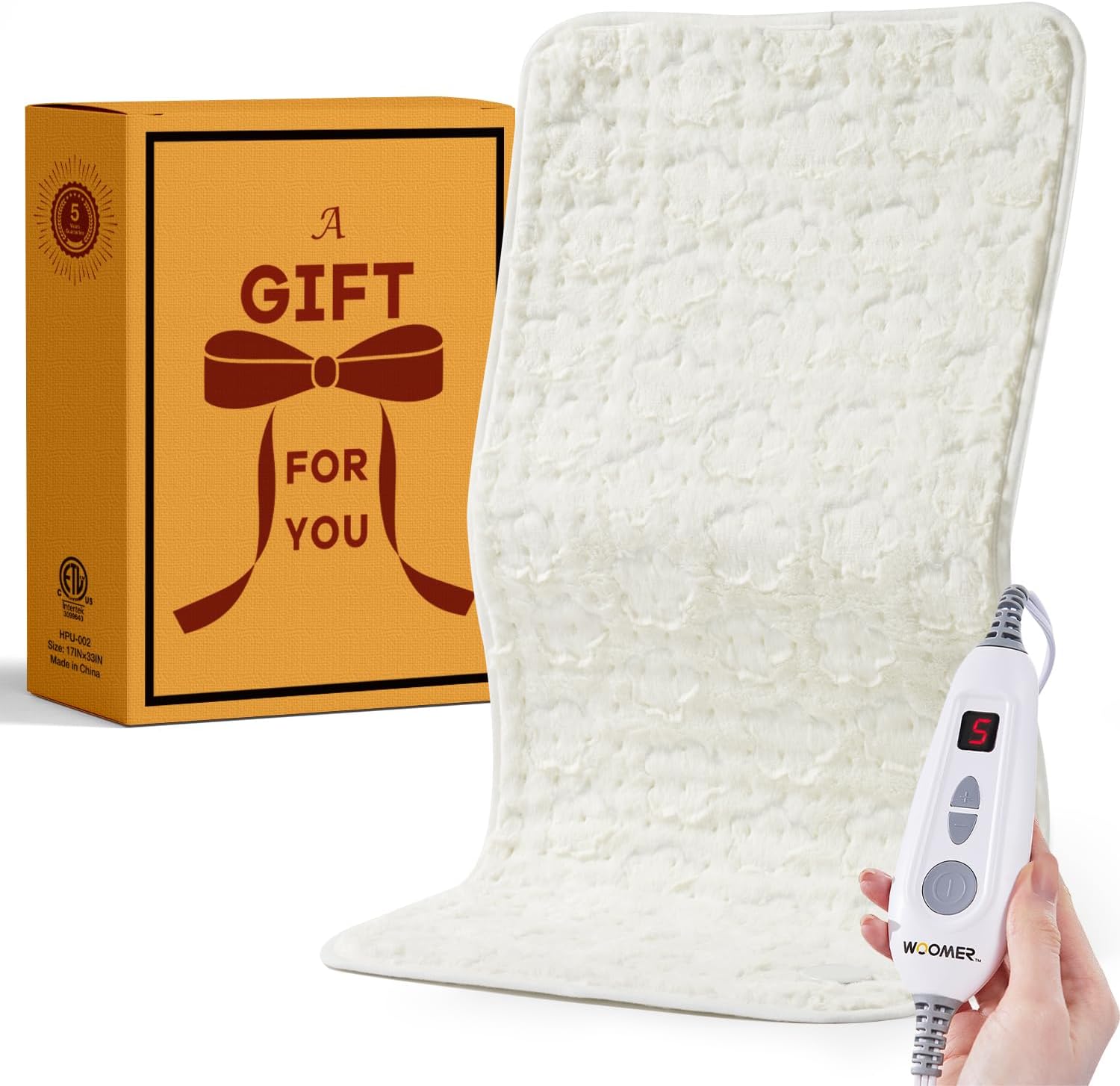 Rose-white Heating Pad