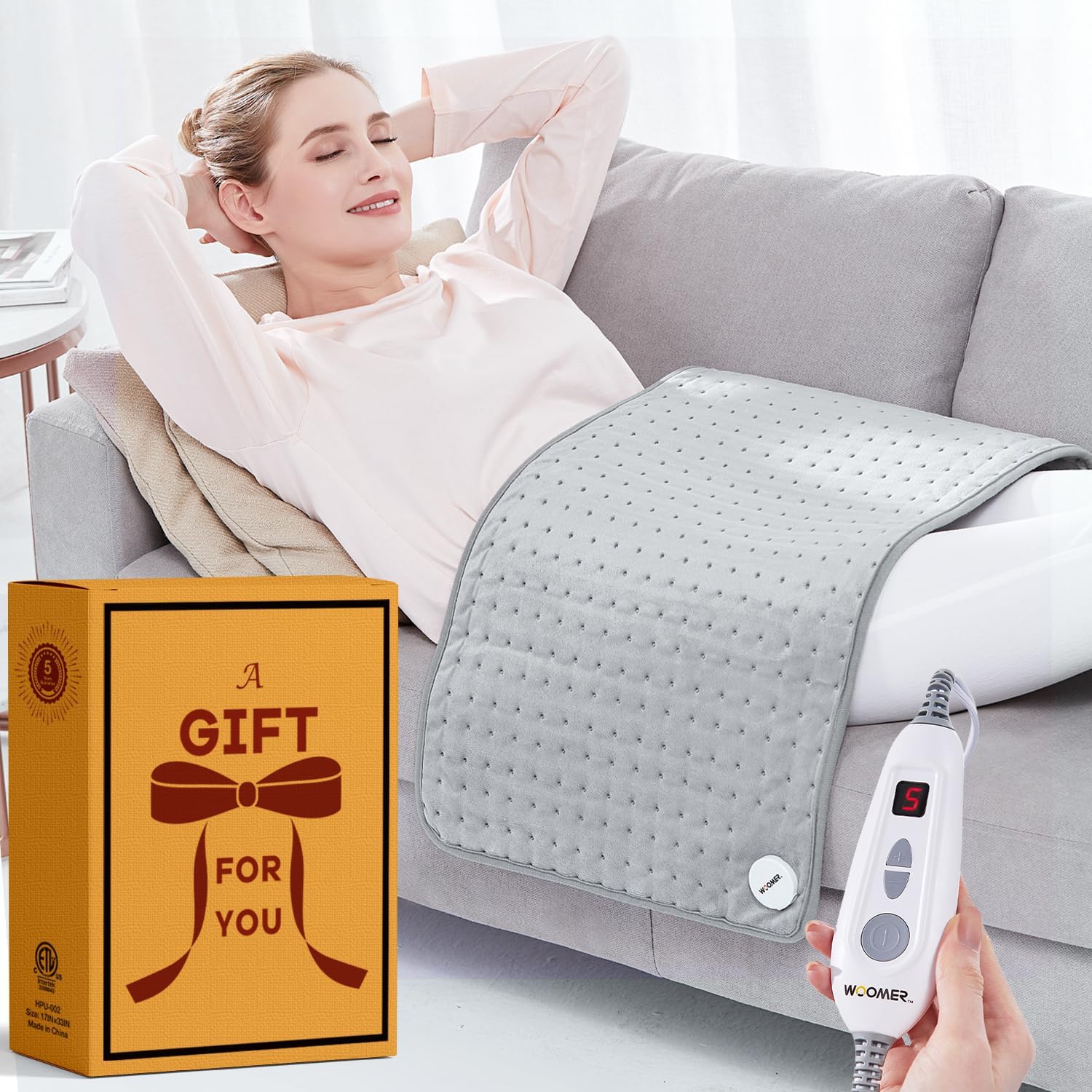 Gray Heating Pad