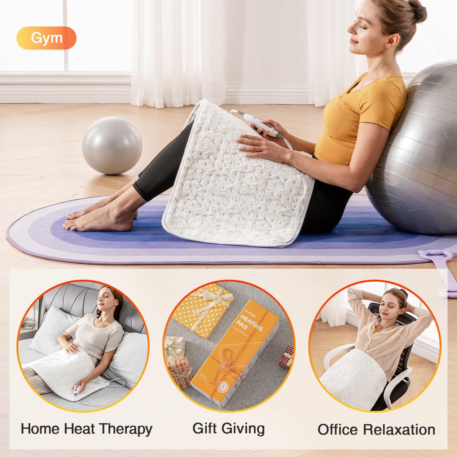 Cloud-white Heating Pad