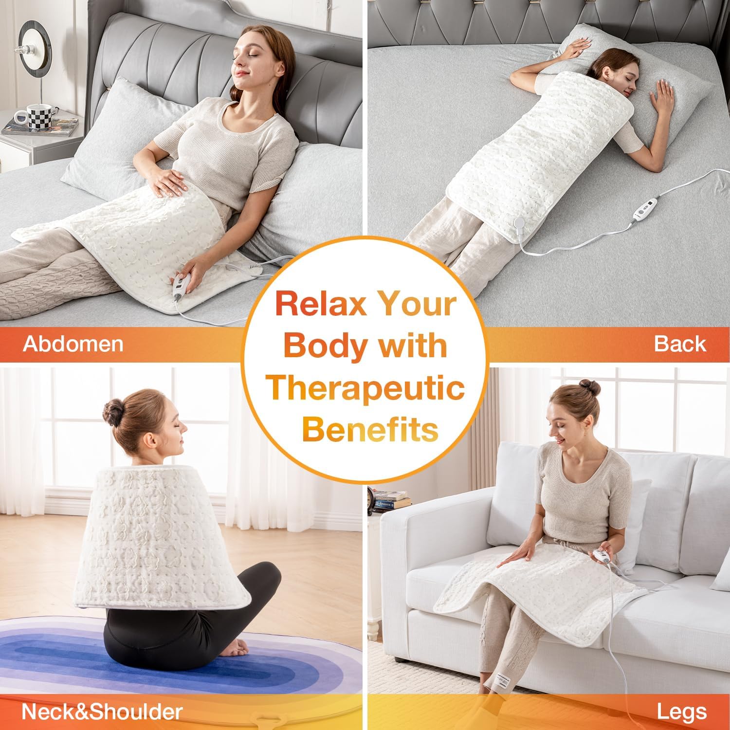 Cloud-white Heating Pad