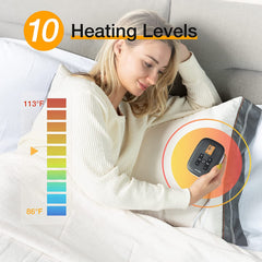 Electric Heating Blanket - White 77"x 84"