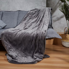 Electric Heating Throw - Gray