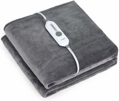 Gray Soft Flannel Electric Heating Throw