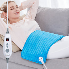 Electric Heating Pad - Blue 17"x 33"