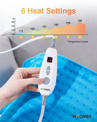 Electric Heating Pad - Blue 12"x 24"