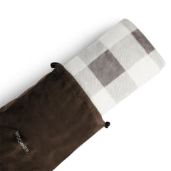 Electric Heating Pad - Gray White Plaid