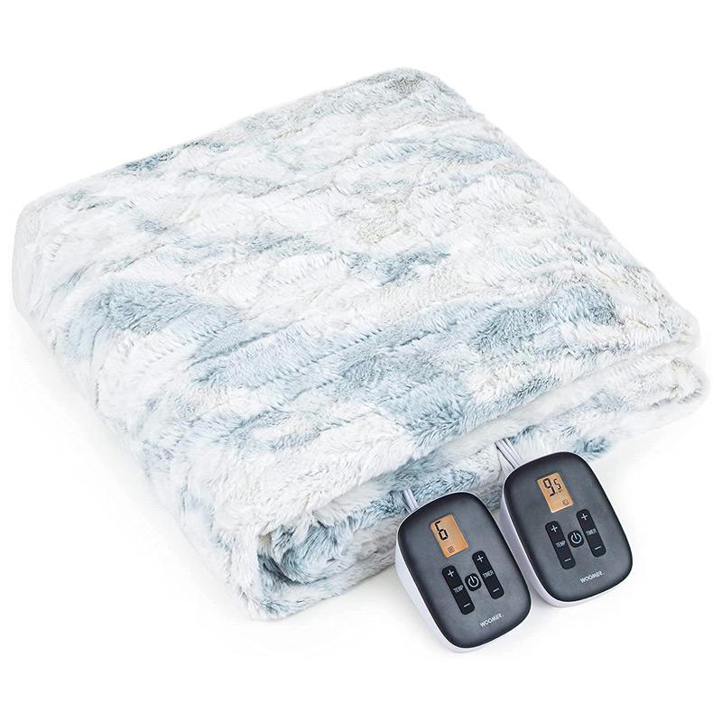 Electric Heating Blanket - Marble Blue 90"x 100"