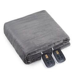 Electric Heating Blanket - Gray-90"x 100"