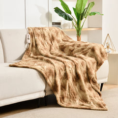 Electric Heating Throw - Beige