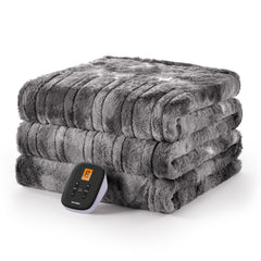 Electric Heating Blanket - Marble Grey 62"x 84"