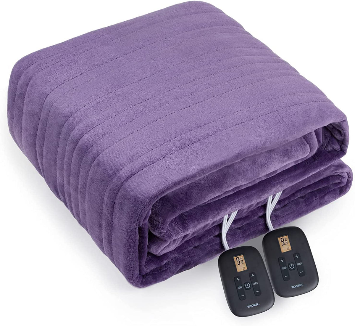 Electric Heating Blanket - Purple 90"x 100"