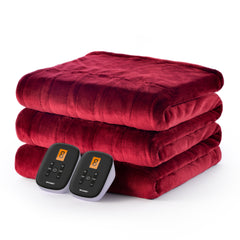 Electric Heating Blanket - Burgundy 84"X 90"