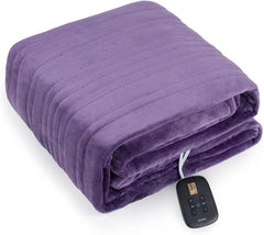 Electric Heating Blanket - Purple 77"x 84"