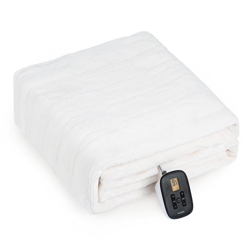 Electric Heating Blanket - White 62"x 84"